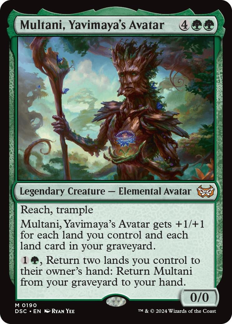 Image for Multani, Yavimaya's Avatar (190) (DSC) - Magic: The Gathering