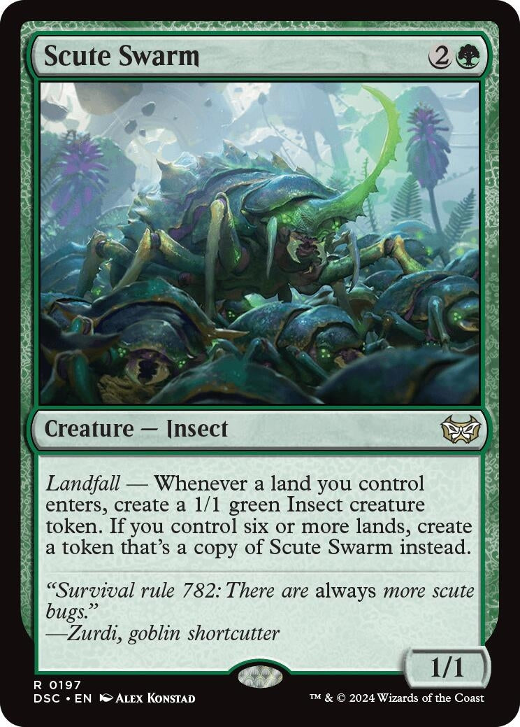 Image for Scute Swarm (197) (DSC) - Magic: The Gathering