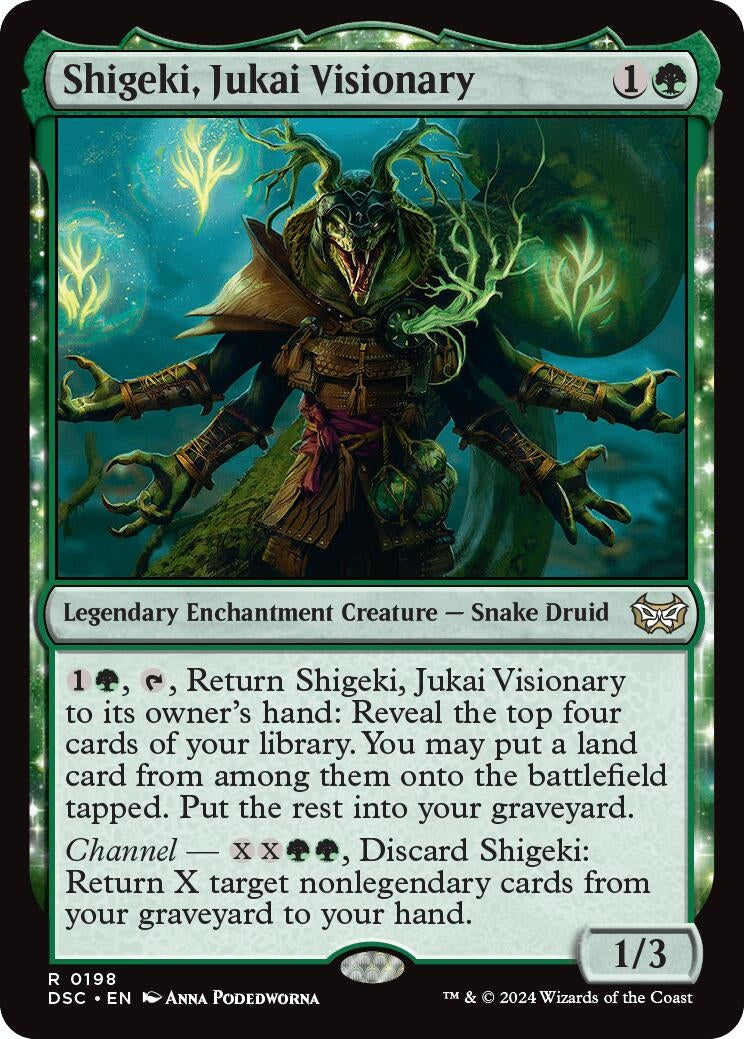 Image for Shigeki, Jukai Visionary (198) (DSC) - Magic: The Gathering