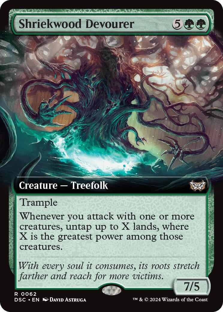 Image for Shriekwood Devourer (Extended Art) (62) (DSC) - Magic: The Gathering