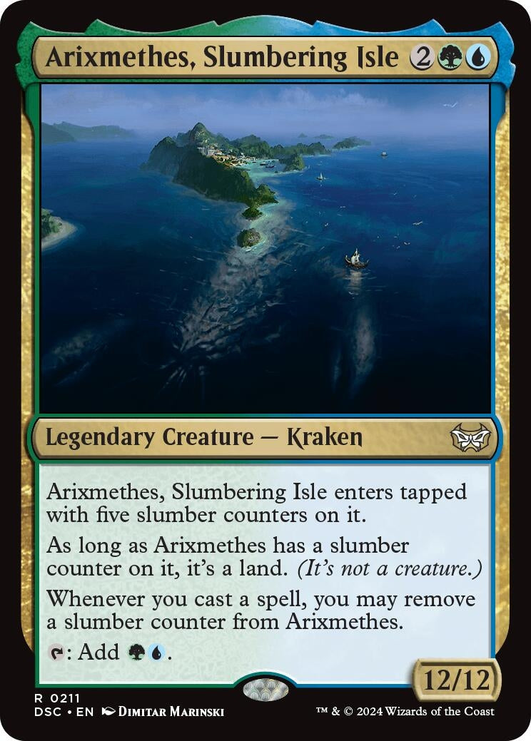 Image for Arixmethes, Slumbering Isle (211) (DSC) - Magic: The Gathering