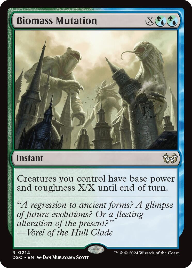 Image for Biomass Mutation (214) (DSC) - Magic: The Gathering