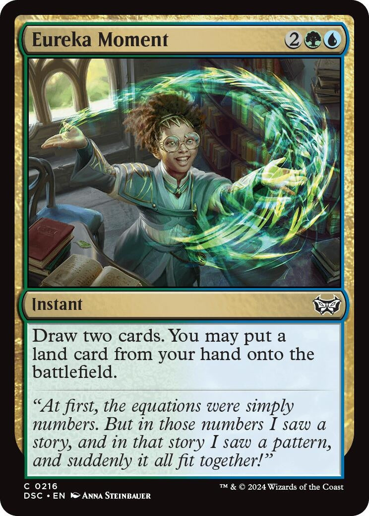 Image for Eureka Moment (216) (DSC) - Magic: The Gathering