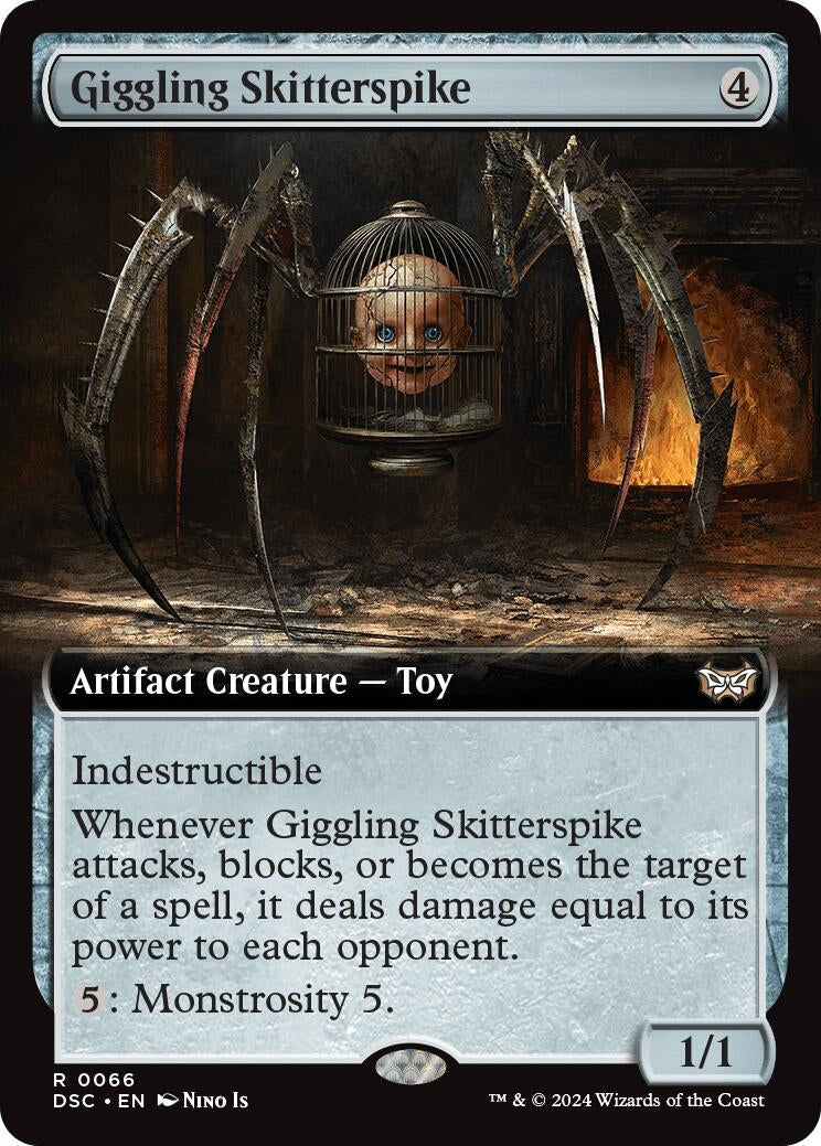 Image for Giggling Skitterspike (Extended Art) (66) (DSC) - Magic: The Gathering