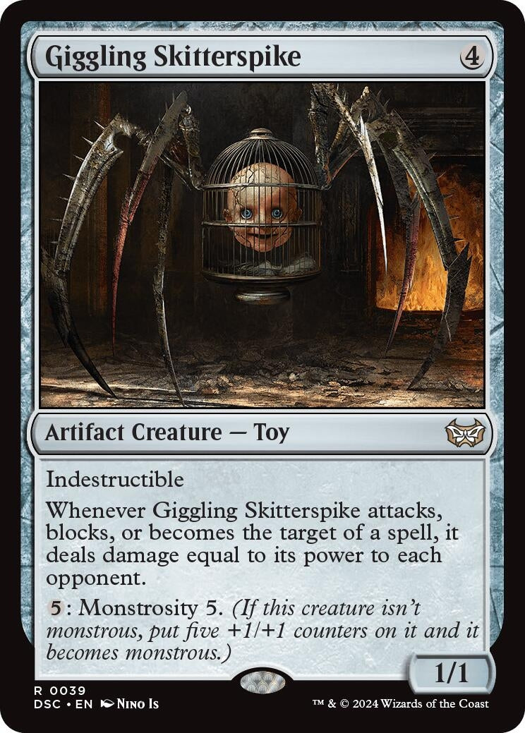 Image for Giggling Skitterspike (39) (DSC) - Magic: The Gathering