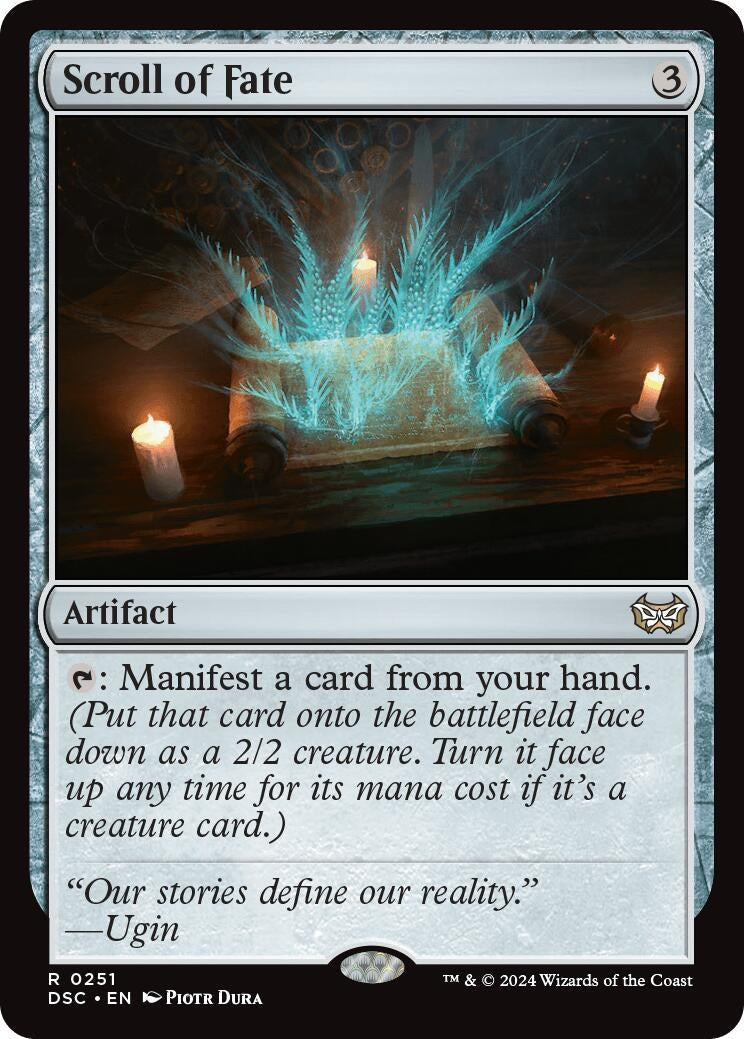 Image for Scroll of Fate (251) (DSC) - Magic: The Gathering