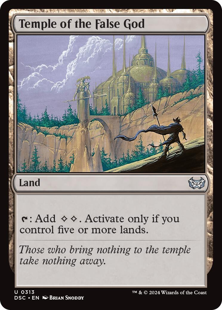 Image for Temple of the False God (313) (DSC) - Magic: The Gathering