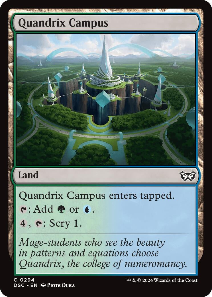 Image for Quandrix Campus (294) (DSC) - Magic: The Gathering