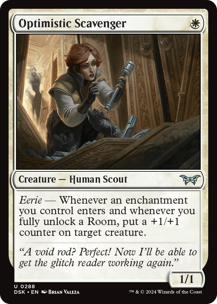 Image for Optimistic Scavenger (0288) (288) (DSK) - Magic: The Gathering