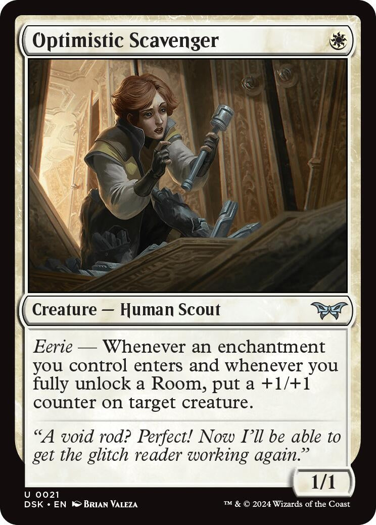 Image for Optimistic Scavenger (0021) (21) (DSK) - Magic: The Gathering