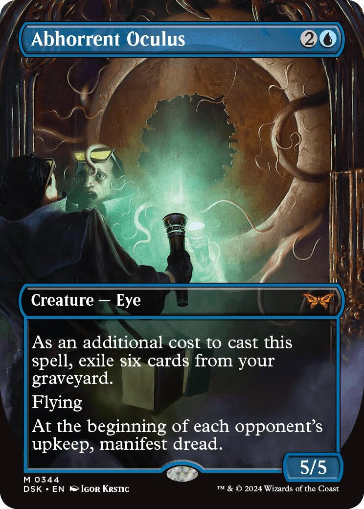 Image for Abhorrent Oculus (Borderless) (344) (DSK) - Magic: The Gathering