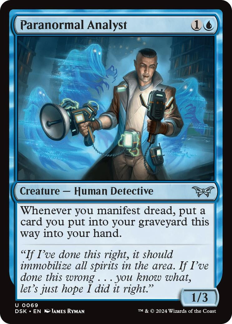 Image for Paranormal Analyst (69) (DSK) - Magic: The Gathering