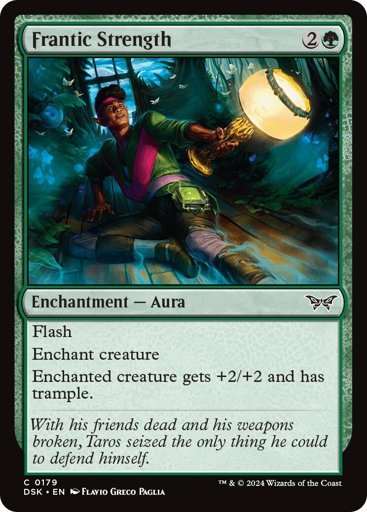 Image for Frantic Strength (179) (DSK) - Magic: The Gathering