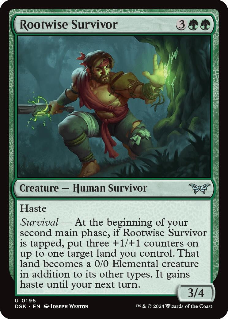 Image for Rootwise Survivor (196) (DSK) - Magic: The Gathering