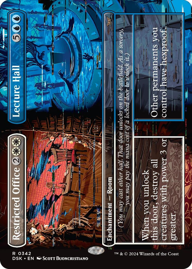 Image for Restricted Office // Lecture Hall (Borderless) (342) (DSK) - Magic: The Gathering