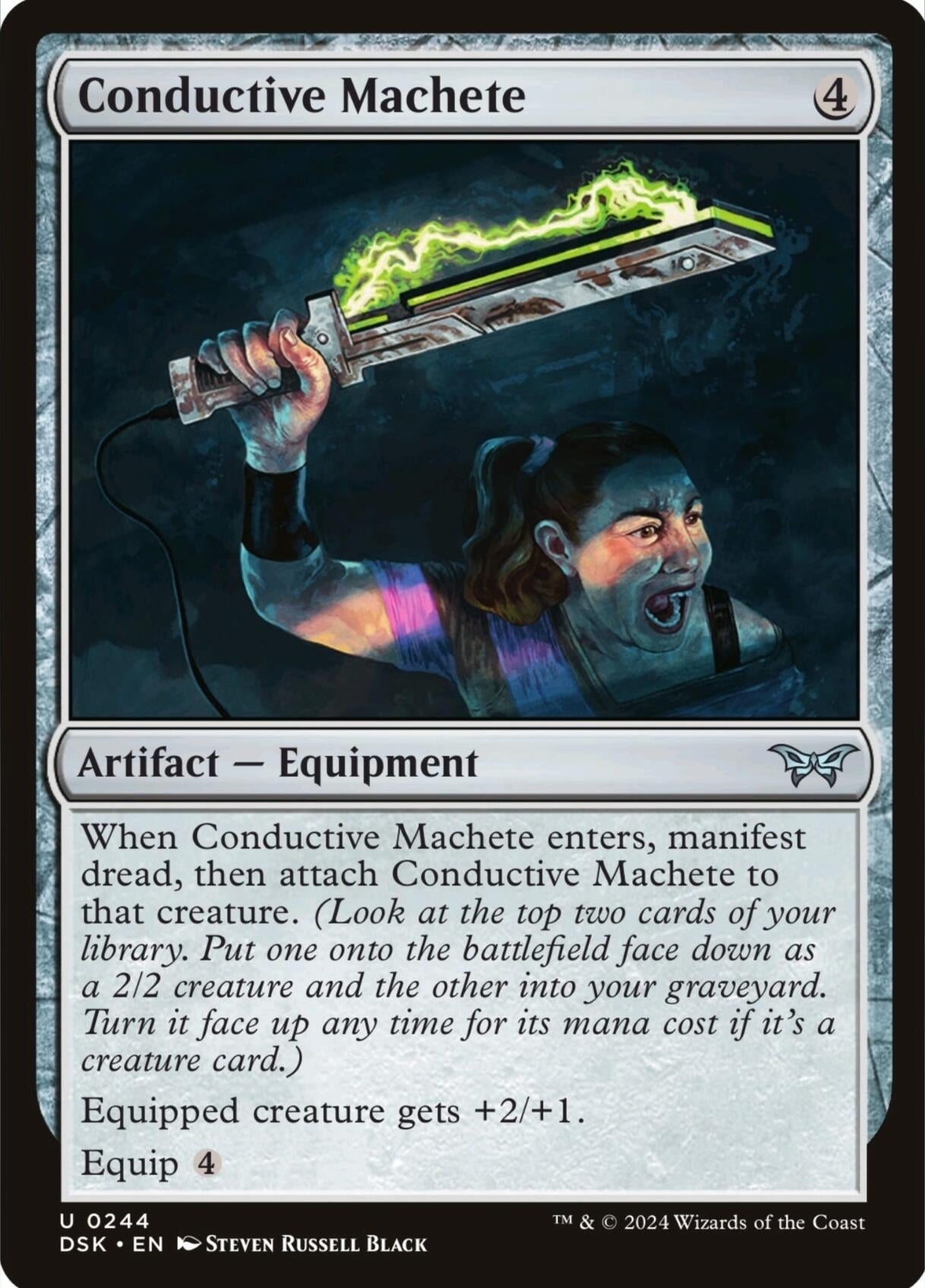 Image for Conductive Machete (244) (DSK) - Magic: The Gathering