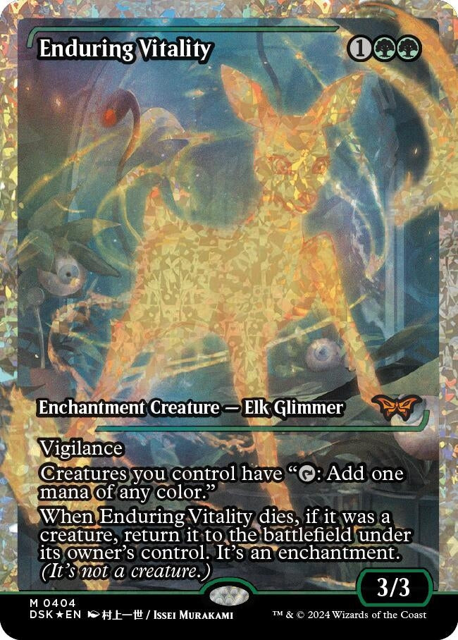 Image for Enduring Vitality (Showcase) (Fracture Foil) (404) (DSK) - Magic: The Gathering