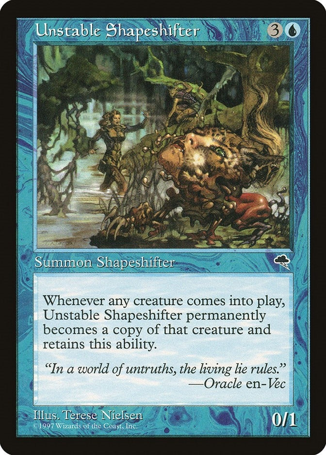 Image for Unstable Shapeshifter (100) (TMP) - Magic: The Gathering