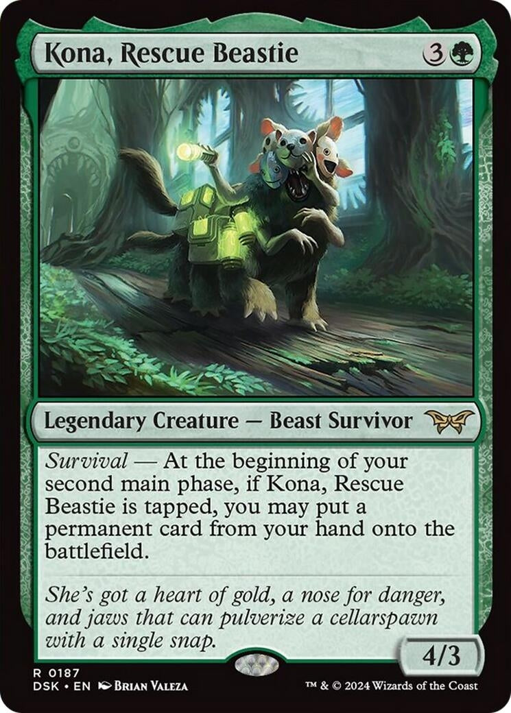 Image for Kona, Rescue Beastie (0187) (187) (DSK) - Magic: The Gathering