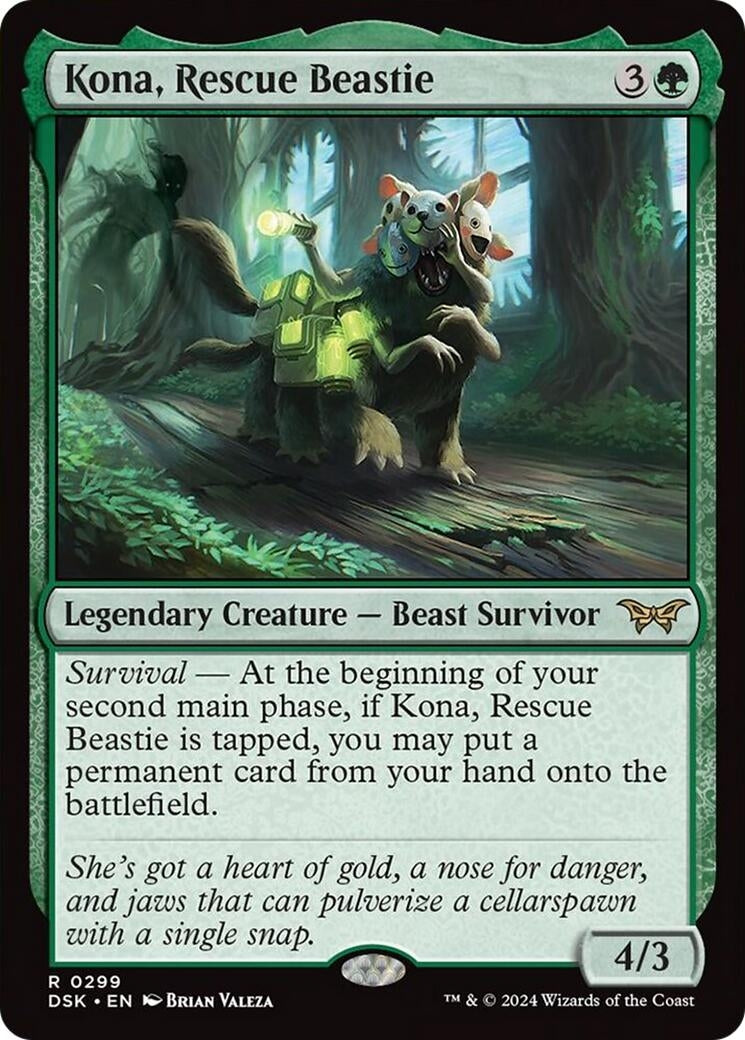Image for Kona, Rescue Beastie (0299) (299) (DSK) - Magic: The Gathering
