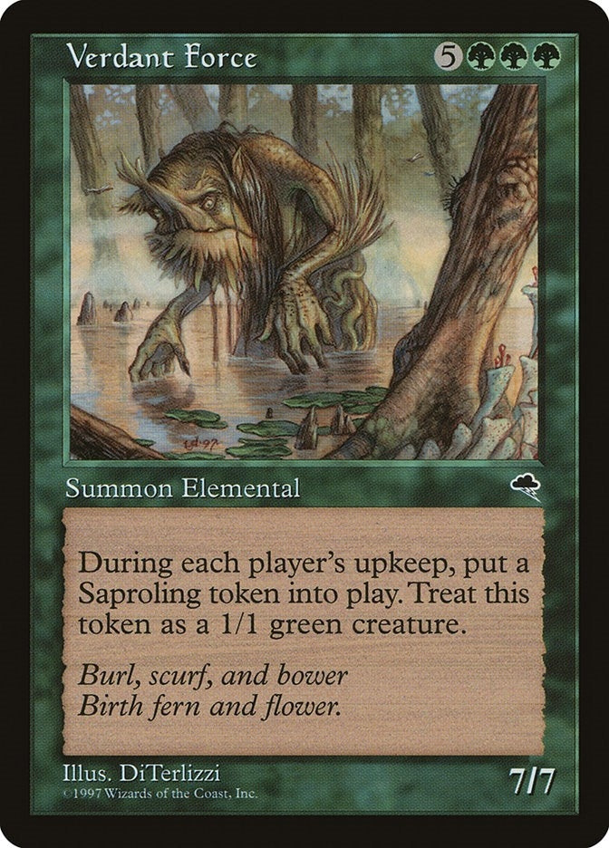 Image for Verdant Force (263) (TMP) - Magic: The Gathering