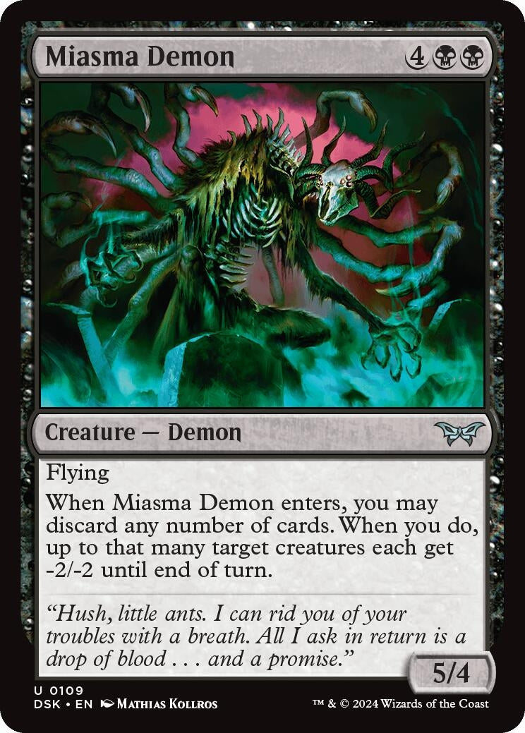Image for Miasma Demon (109) (DSK) - Magic: The Gathering