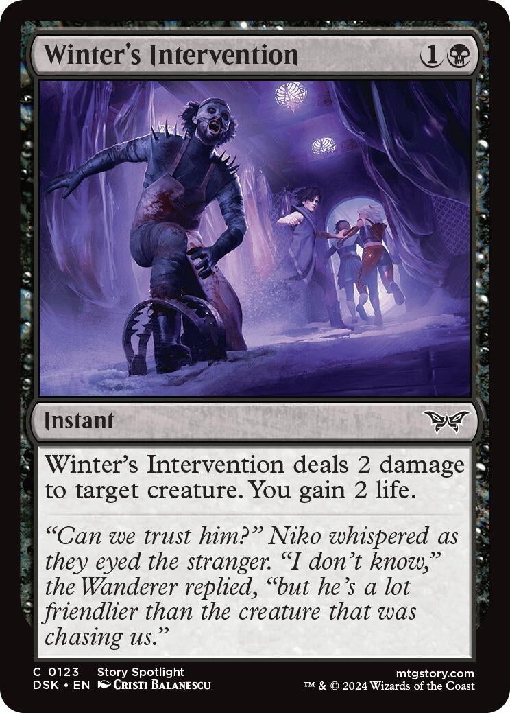 Image for Winter's Intervention (123) (DSK) - Magic: The Gathering
