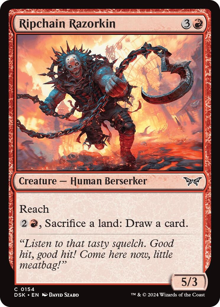 Image for Ripchain Razorkin (154) (DSK) - Magic: The Gathering