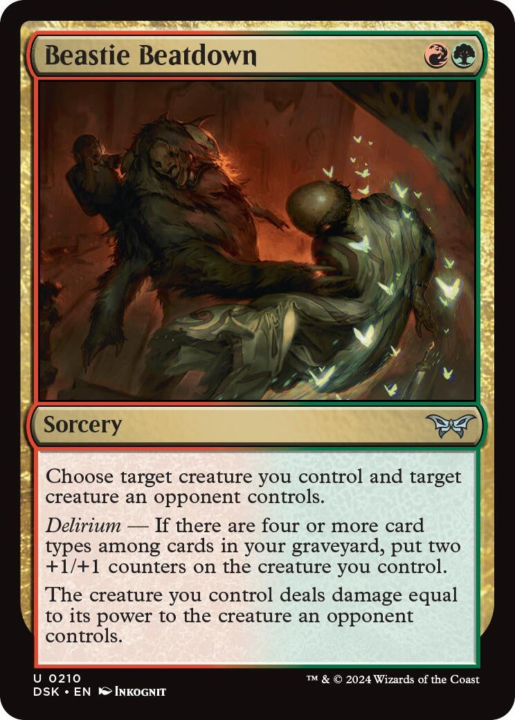 Image for Beastie Beatdown (210) (DSK) - Magic: The Gathering