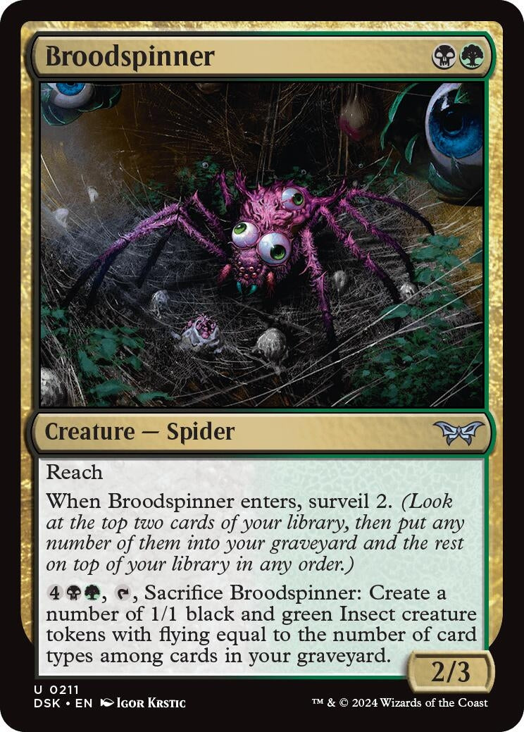 Image for Broodspinner (211) (DSK) - Magic: The Gathering