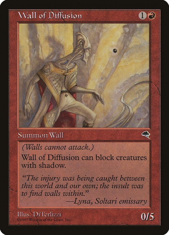 Image for Wall of Diffusion (211) (TMP) - Magic: The Gathering
