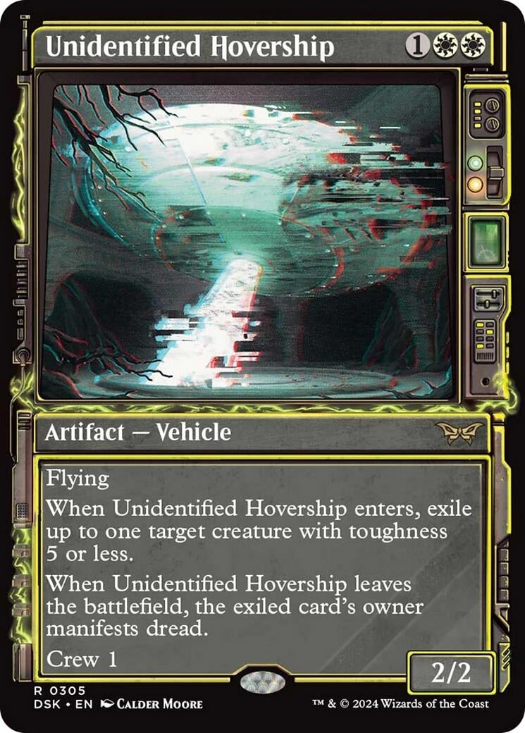 Image for Unidentified Hovership (Showcase) (305) (DSK) - Magic: The Gathering