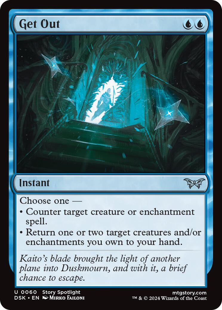 Image for Get Out (60) (DSK) - Magic: The Gathering
