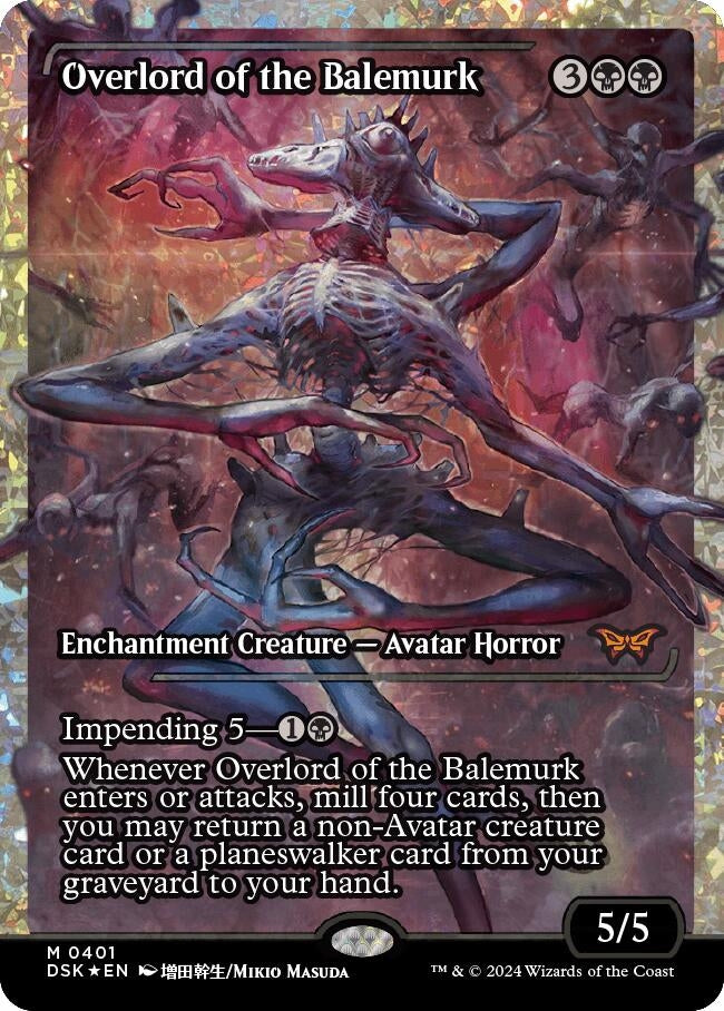 Image for Overlord of the Balemurk (Showcase) (Fracture Foil) (401) (DSK) - Magic: The Gathering