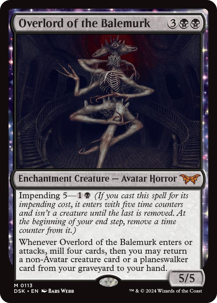 Image for Overlord of the Balemurk (113) (DSK) - Magic: The Gathering