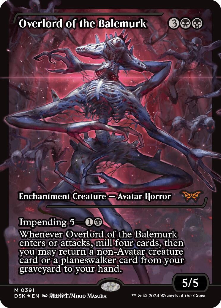 Image for Overlord of the Balemurk (Showcase) (391) (DSK) - Magic: The Gathering
