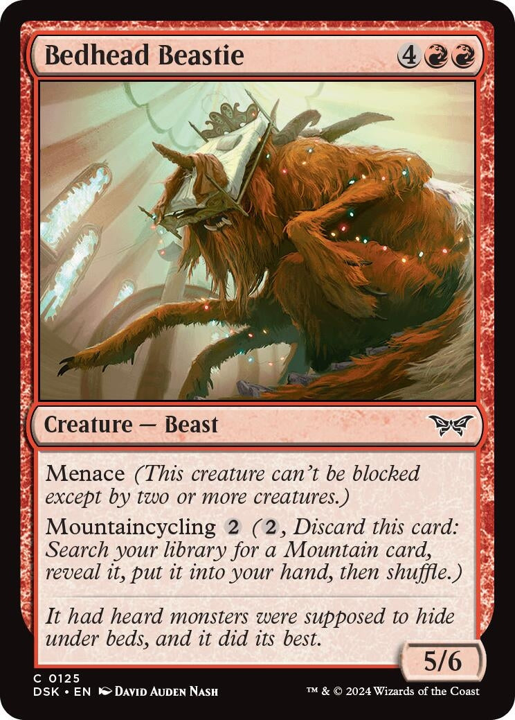 Image for Bedhead Beastie (125) (DSK) - Magic: The Gathering