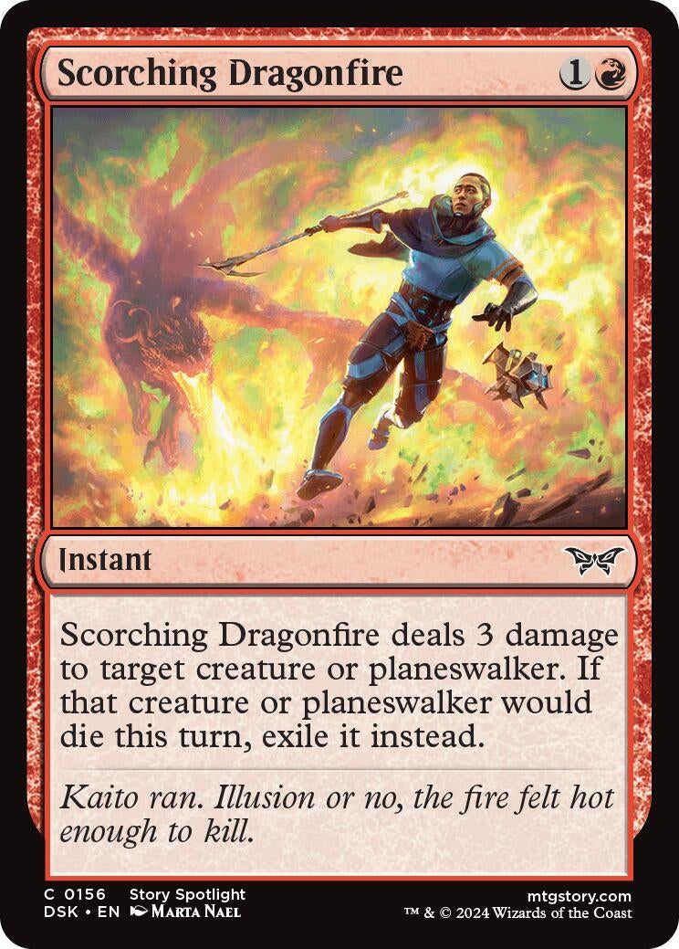 Image for Scorching Dragonfire (156) (DSK) - Magic: The Gathering