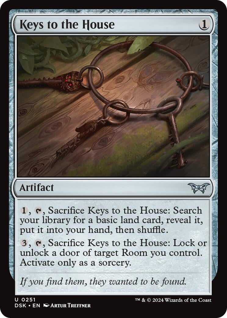 Image for Keys to the House (251) (DSK) - Magic: The Gathering