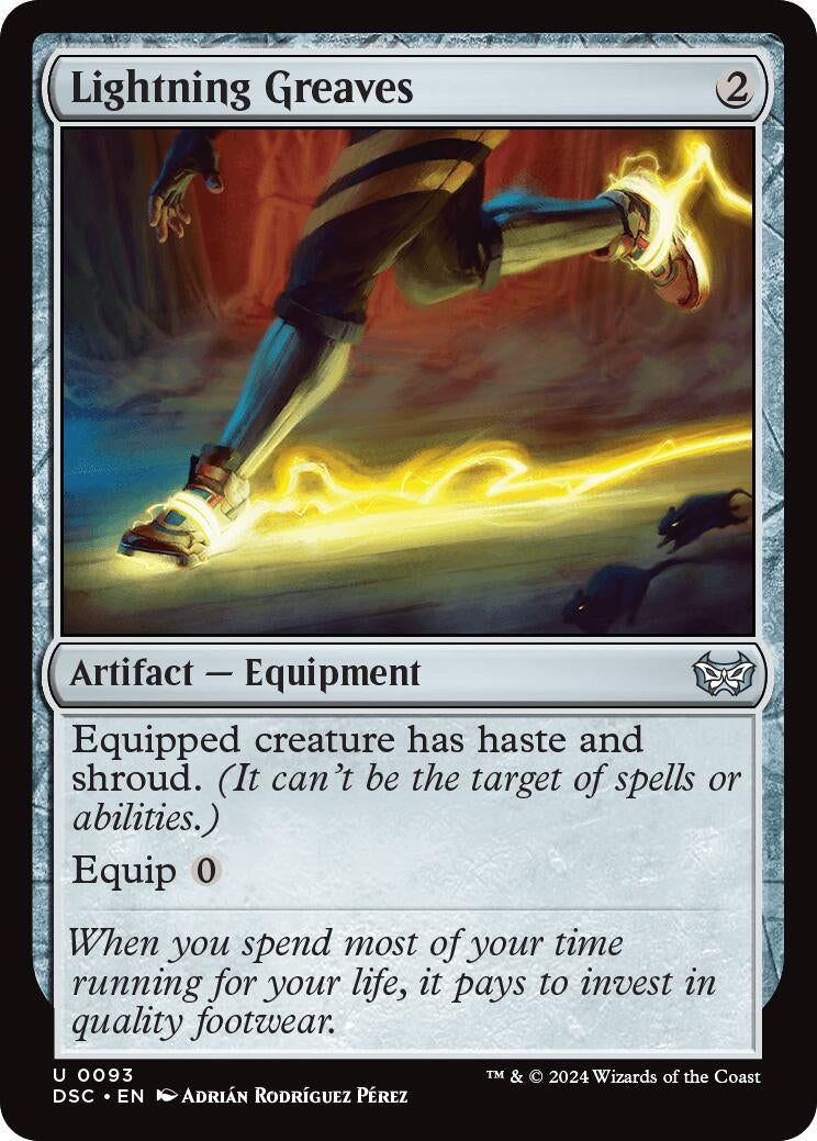 Image for Lightning Greaves (93) (DSC) - Magic: The Gathering