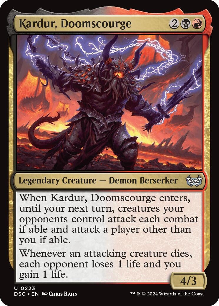 Image for Kardur, Doomscourge (223) (DSC) - Magic: The Gathering