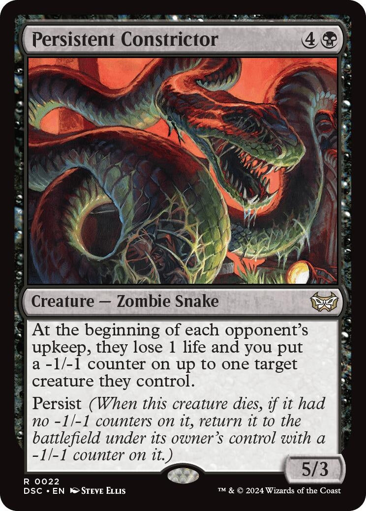 Image for Persistent Constrictor (22) (DSC) - Magic: The Gathering