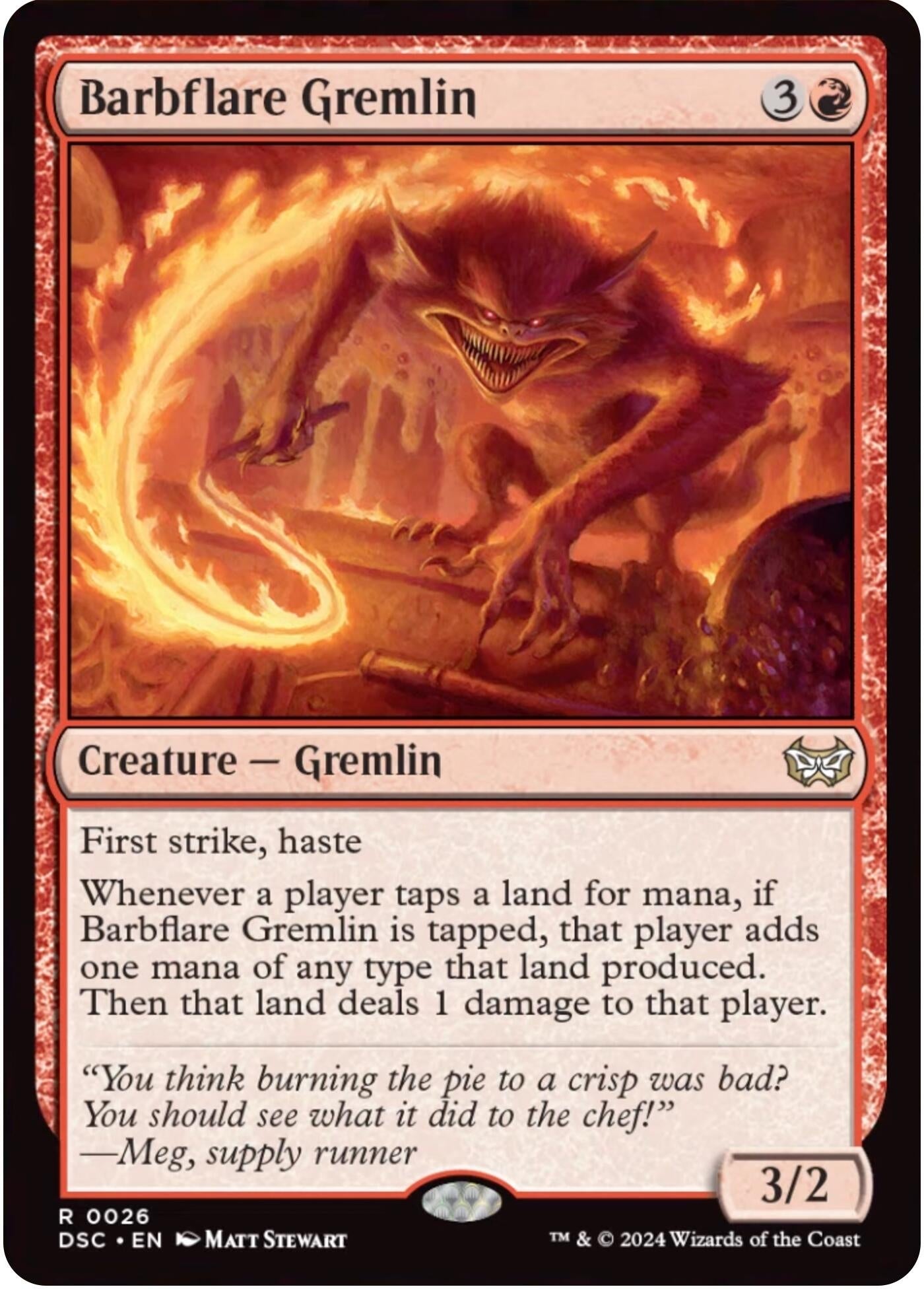 Image for Barbflare Gremlin (26) (DSC) - Magic: The Gathering