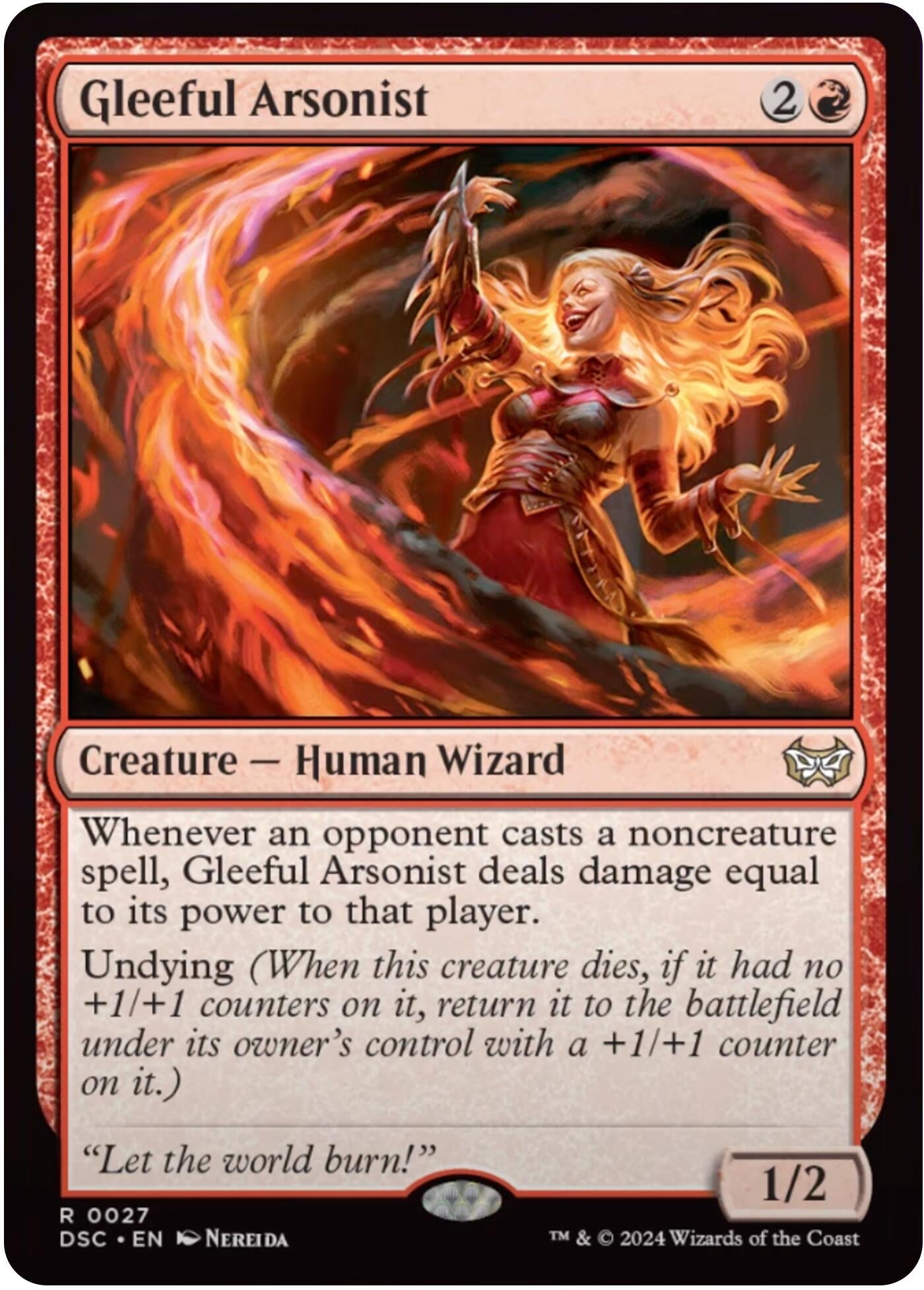 Image for Gleeful Arsonist (27) (DSC) - Magic: The Gathering