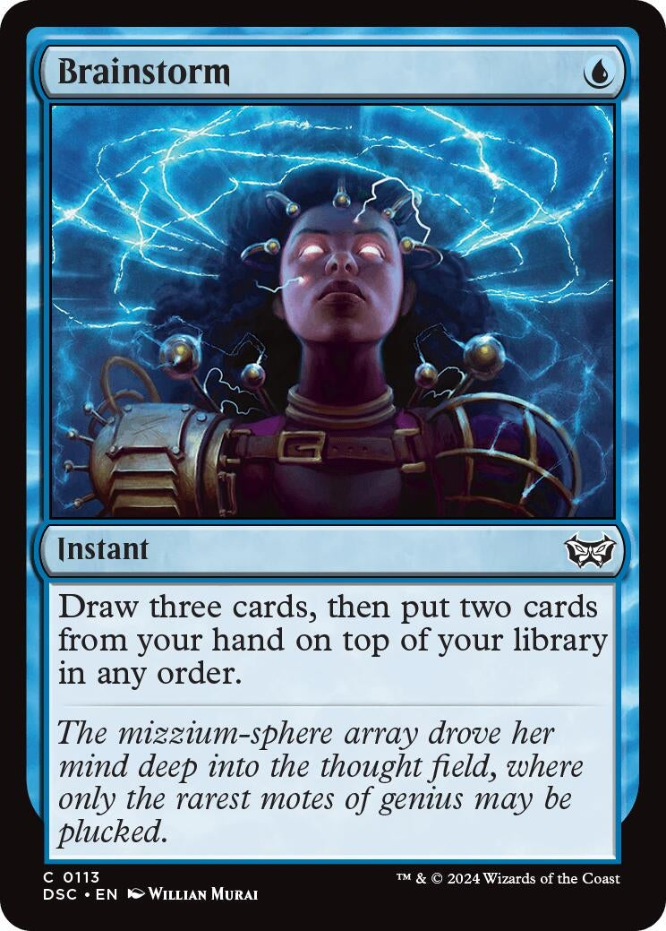 Image for Brainstorm (113) (DSC) - Magic: The Gathering