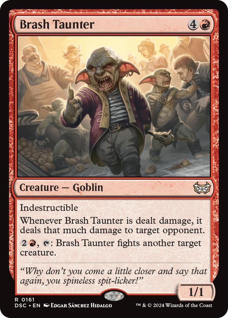 Image for Brash Taunter (161) (DSC) - Magic: The Gathering