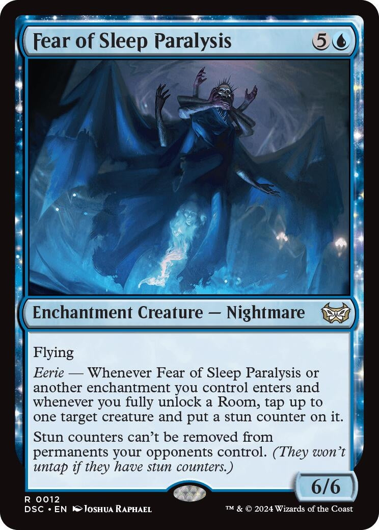 Image for Fear of Sleep Paralysis (12) (DSC) - Magic: The Gathering