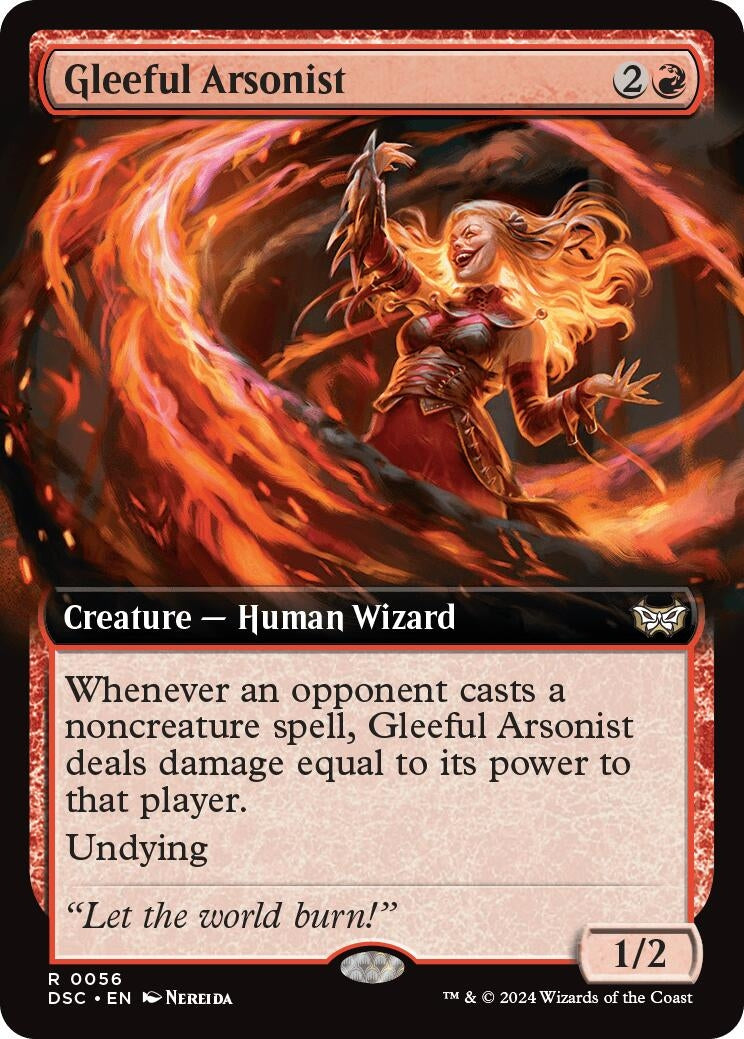 Image for Gleeful Arsonist (Extended Art) (56) (DSC) - Magic: The Gathering