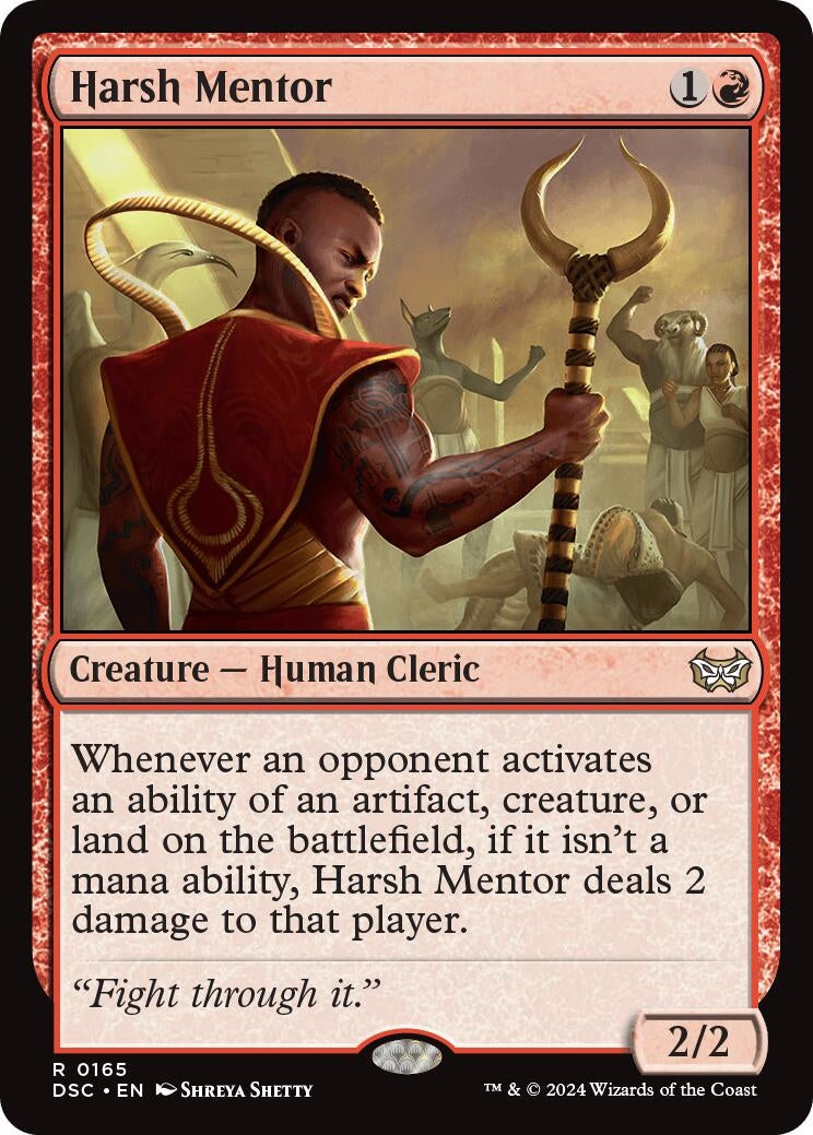 Image for Harsh Mentor (165) (DSC) - Magic: The Gathering