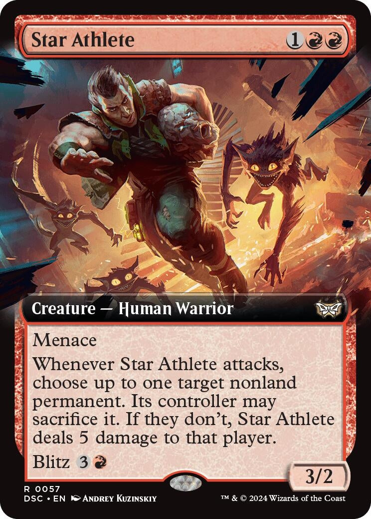 Image for Star Athlete (Extended Art) (57) (DSC) - Magic: The Gathering